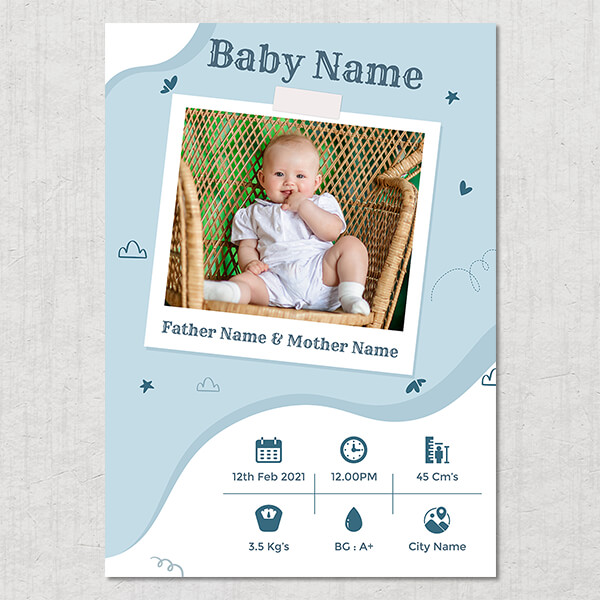 Custom Cute Polaroid Picture Design Acrylic Photo Frame