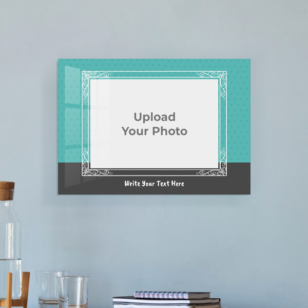 Custom Happy Birthday Grand Pa Design: Landscape Acrylic Photo Frame with Image Printing – PrintShoppy Photo Frames