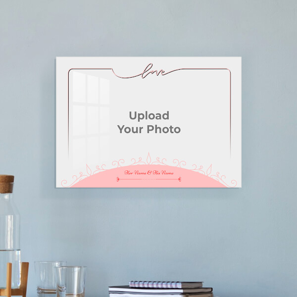 Custom Love Frame Design: Landscape Acrylic Photo Frame with Image Printing – PrintShoppy Photo Frames