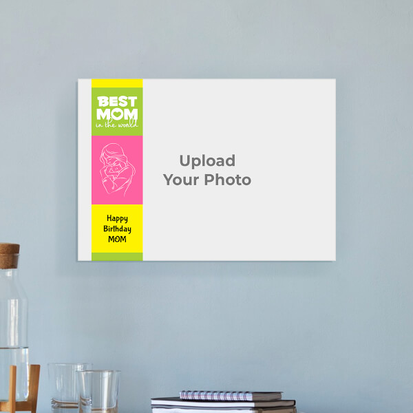 Custom Mom and Baby Line Art Design: Landscape Acrylic Photo Frame with Image Printing – PrintShoppy Photo Frames
