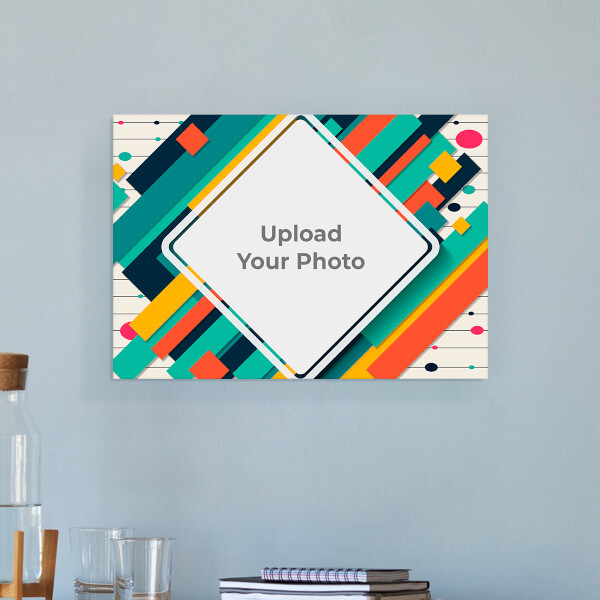 Custom Graphic Abstract Design: Landscape Acrylic Photo Frame with Image Printing – PrintShoppy Photo Frames