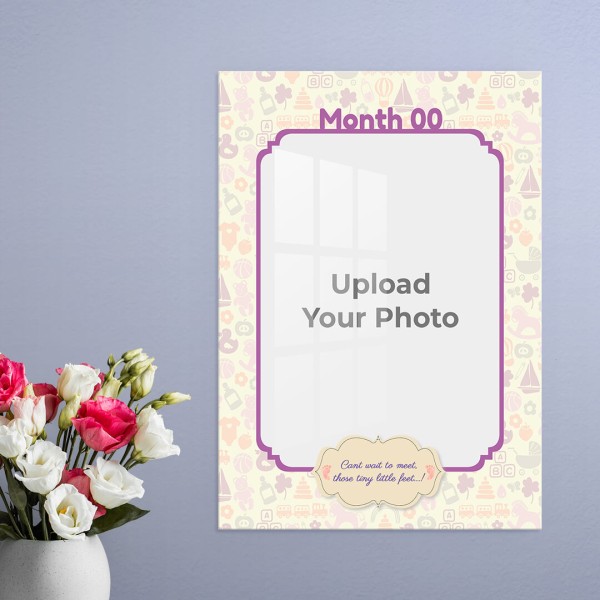 Custom Tiny Little Feet Baby Design: Portrait Acrylic Photo Frame with Image Printing – PrintShoppy Photo Frames
