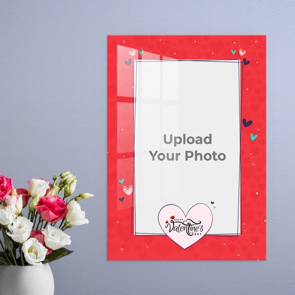 Custom Love Rain with Abstract Frame Design: Portrait Acrylic Photo Frame with Image Printing – PrintShoppy Photo Frames