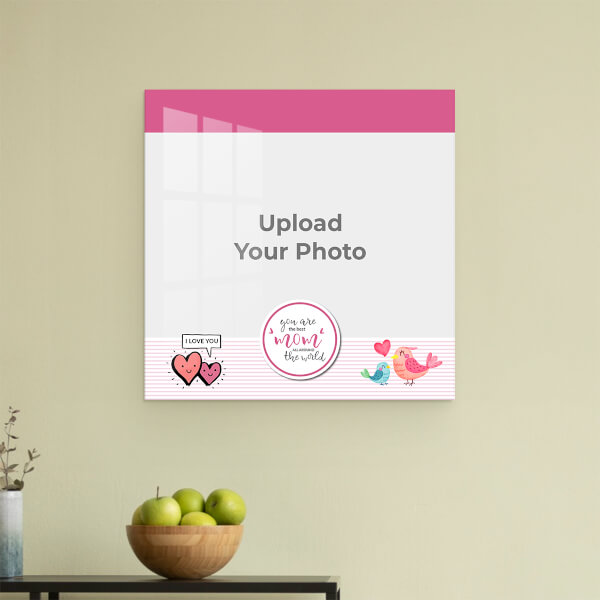 Custom Best Mom Design: Square Acrylic Photo Frame with Image Printing – PrintShoppy Photo Frames