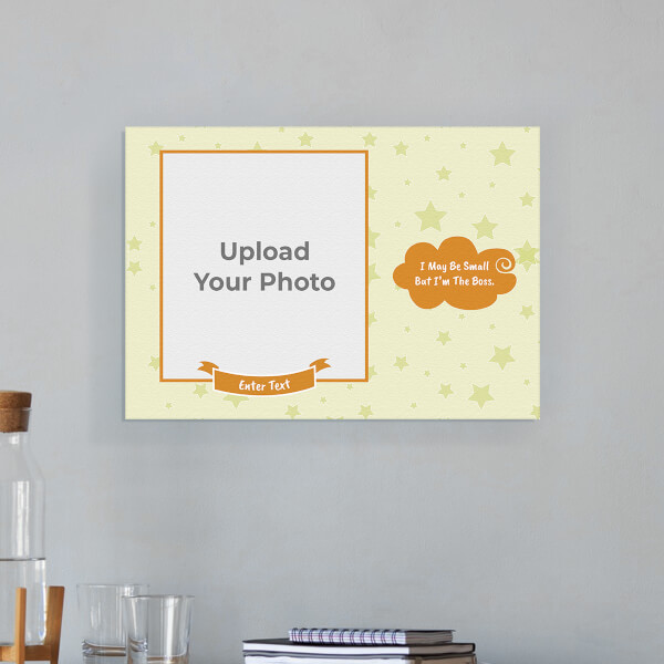 Custom Stars Background with Quotation Design: Landscape Aluminium Photo Frame with Image Printing – PrintShoppy Photo Frames
