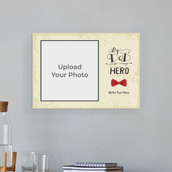 Custom Fathers Day Special Design: Landscape Aluminium Photo Frame with Image Printing – PrintShoppy Photo Frames