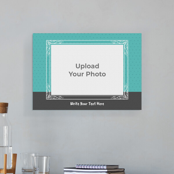 Custom Happy Birthday Grand Pa Design: Landscape Aluminium Photo Frame with Image Printing – PrintShoppy Photo Frames