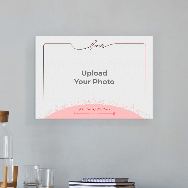 Custom Love Frame Design: Landscape Aluminium Photo Frame with Image Printing – PrintShoppy Photo Frames
