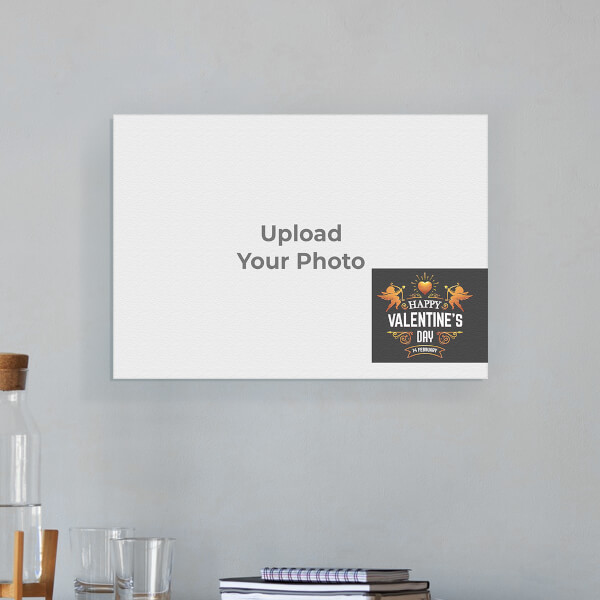 Custom Valentines Day Special Design: Landscape Aluminium Photo Frame with Image Printing – PrintShoppy Photo Frames