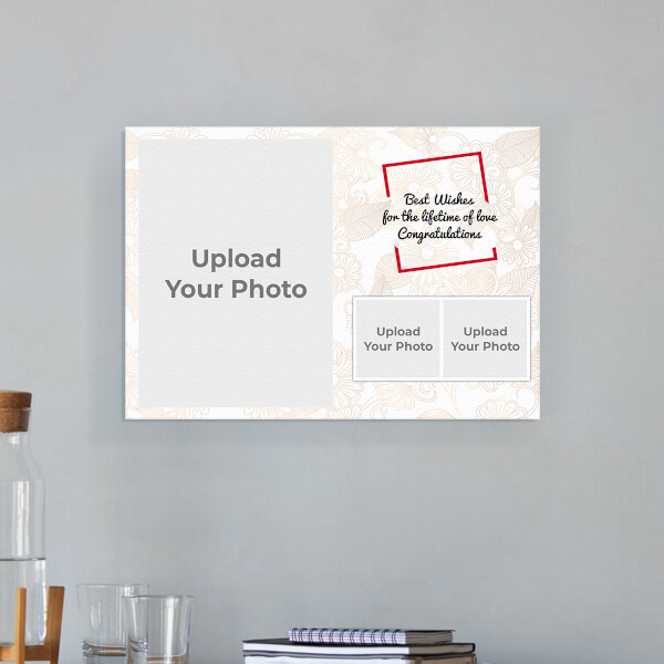 Custom Wedding Moments Design: Landscape Aluminium Photo Frame with Image Printing – PrintShoppy Photo Frames