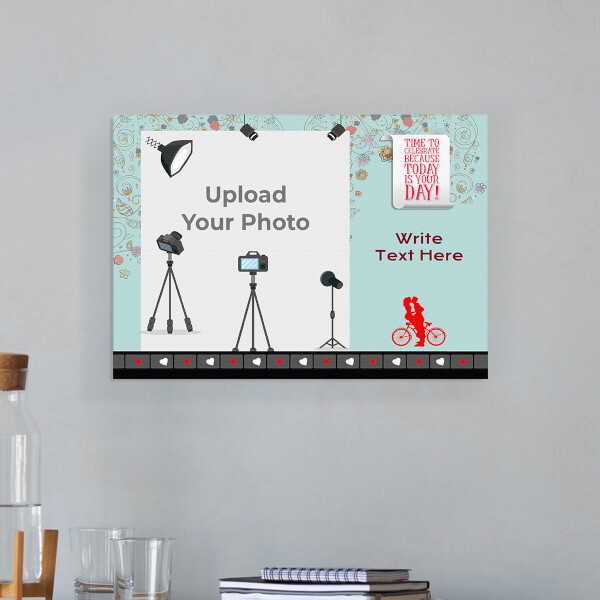 Custom Lights Camera Action Design: Landscape Aluminium Photo Frame with Image Printing – PrintShoppy Photo Frames