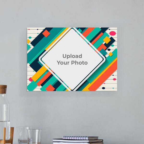 Custom Graphic Abstract Design: Landscape Aluminium Photo Frame with Image Printing – PrintShoppy Photo Frames