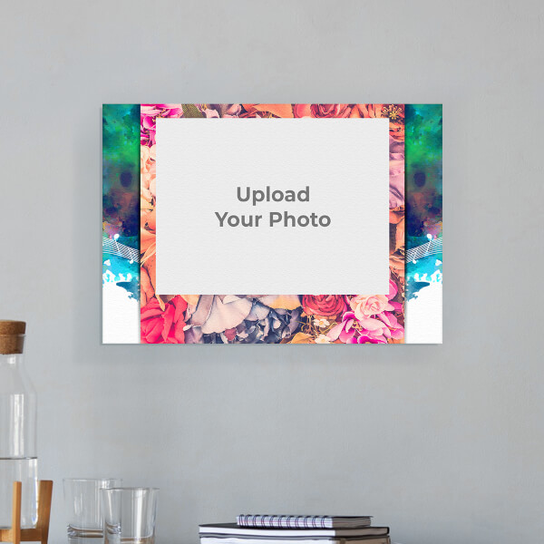 Custom Happiness with Family Quotation Design: Landscape Aluminium Photo Frame with Image Printing – PrintShoppy Photo Frames