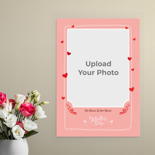 Custom Together Forever with Love Symbols Frame Design: Portrait Aluminium Photo Frame with Image Printing – PrintShoppy Photo Frames
