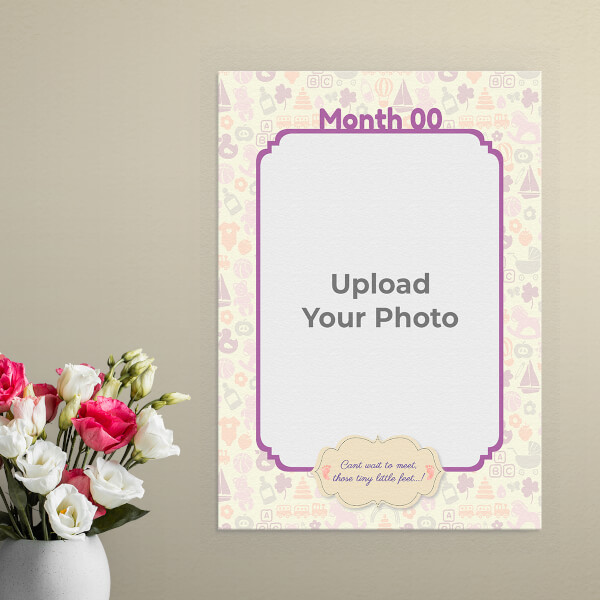 Custom Tiny Little Feet Baby Design: Portrait Aluminium Photo Frame with Image Printing – PrintShoppy Photo Frames