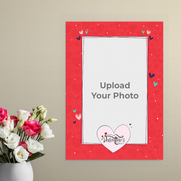 Custom Love Rain with Abstract Frame Design: Portrait Aluminium Photo Frame with Image Printing – PrintShoppy Photo Frames