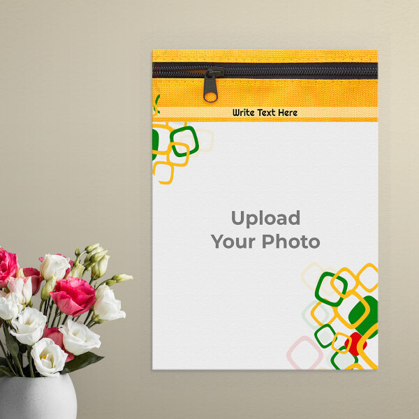 Custom Jean Pocket Design: Portrait Aluminium Photo Frame with Image Printing – PrintShoppy Photo Frames
