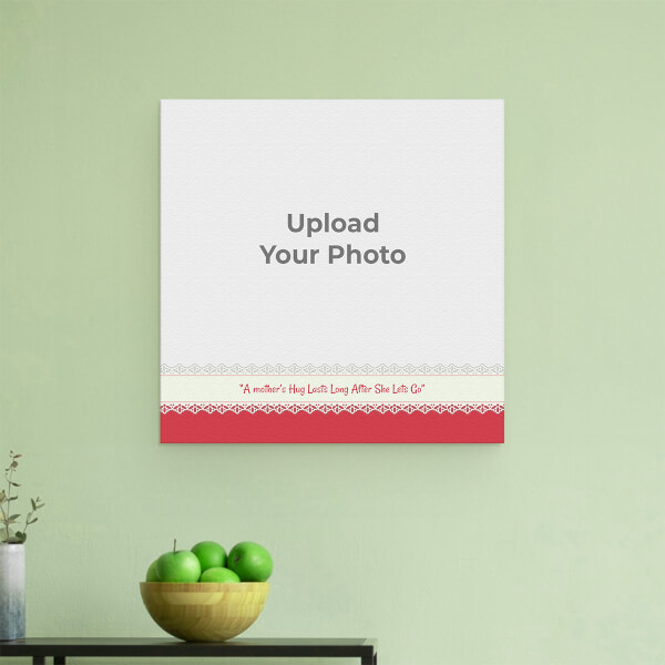 Custom Happy Birthday Mom Design: Square Aluminium Photo Frame with Image Printing – PrintShoppy Photo Frames