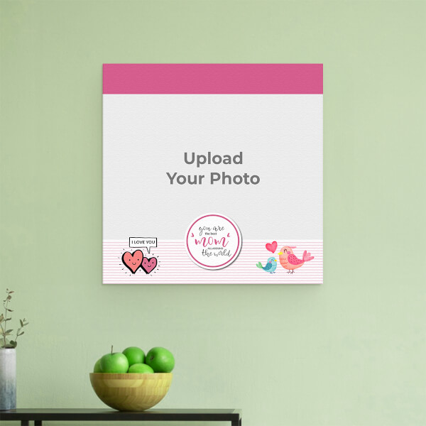 Custom Best Mom Design: Square Aluminium Photo Frame with Image Printing – PrintShoppy Photo Frames