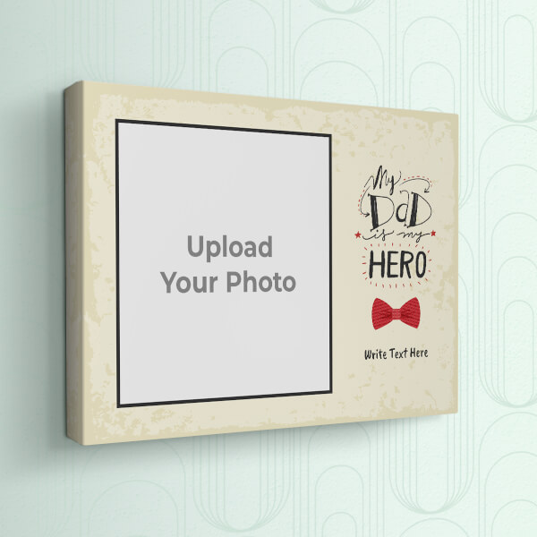 Custom Fathers Day Special Design: Landscape canvas Photo Frame with Image Printing – PrintShoppy Photo Frames