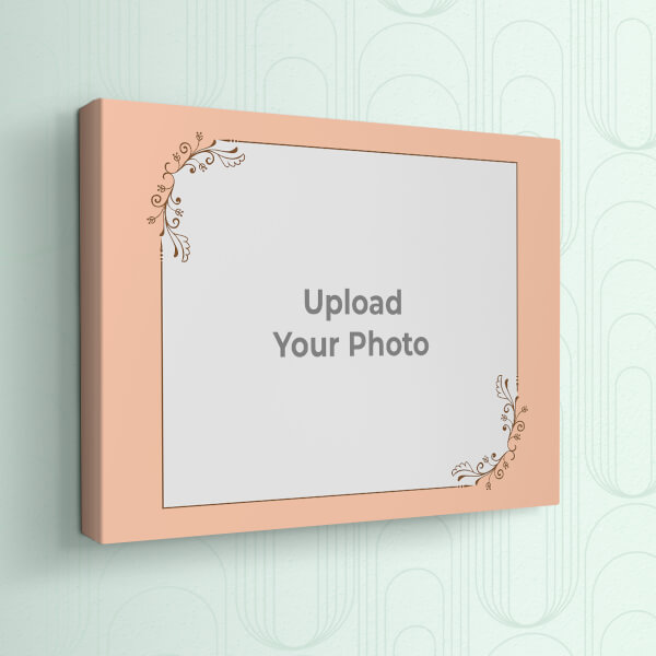 Custom Vintage Floral Frame Design: Landscape canvas Photo Frame with Image Printing – PrintShoppy Photo Frames