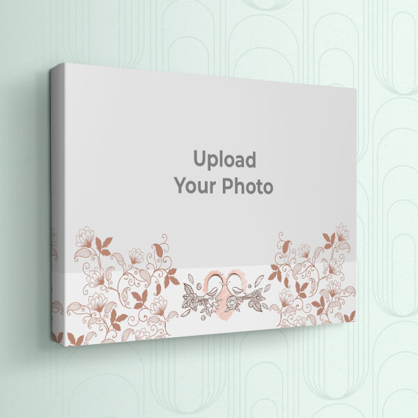 Custom Love Birds Behind Hearts Design: Landscape canvas Photo Frame with Image Printing – PrintShoppy Photo Frames