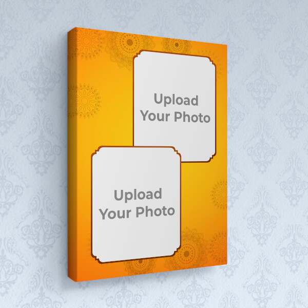 Custom Happy Wedding Design: Portrait canvas Photo Frame with Image Printing – PrintShoppy Photo Frames