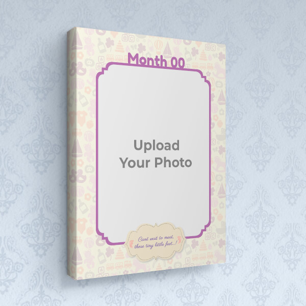 Custom Tiny Little Feet Baby Design: Portrait canvas Photo Frame with Image Printing – PrintShoppy Photo Frames