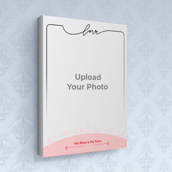 Custom Love Frame Design: Portrait canvas Photo Frame with Image Printing – PrintShoppy Photo Frames
