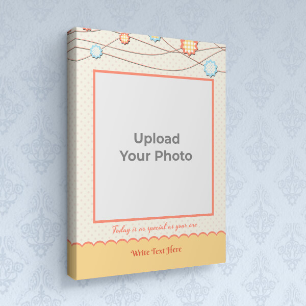 Custom Today is as Special Quotation Design: Portrait canvas Photo Frame with Image Printing – PrintShoppy Photo Frames