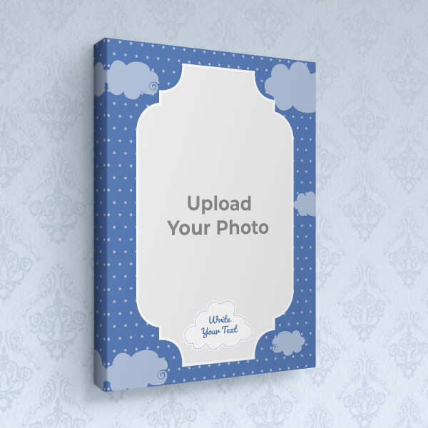 Custom Sky and Clouds with Feather Appear Quotation Design: Portrait canvas Photo Frame with Image Printing – PrintShoppy Photo Frames