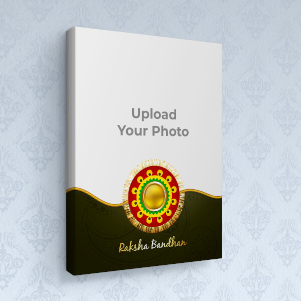 Custom Raksha Bandhan Design: Portrait canvas Photo Frame with Image Printing – PrintShoppy Photo Frames