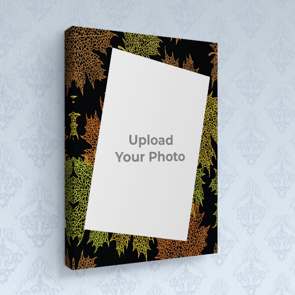 Custom Autumn Leaves Design: Portrait canvas Photo Frame with Image Printing – PrintShoppy Photo Frames