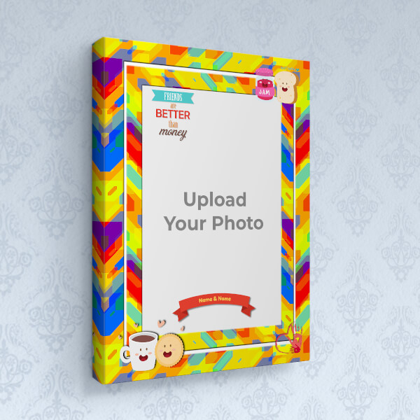Custom Happy Friendship Day Design: Portrait canvas Photo Frame with Image Printing – PrintShoppy Photo Frames