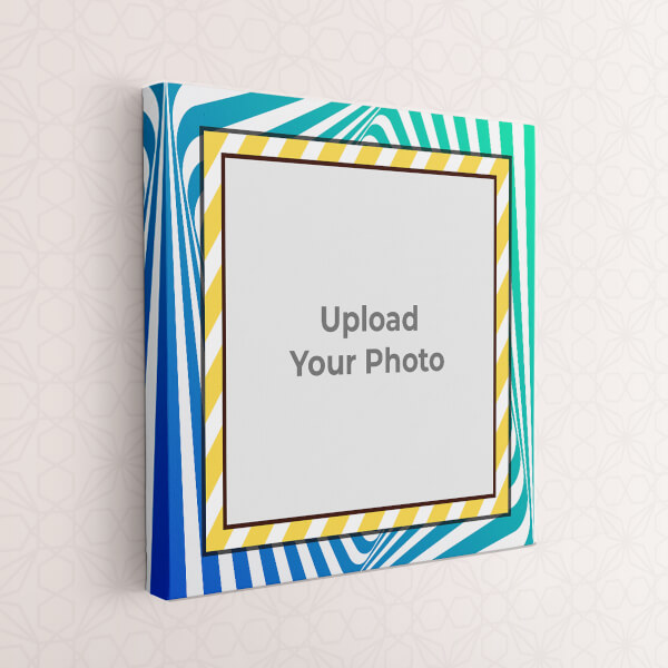 Custom Revolving Pattern Theme: Square canvas Photo Frame with Image Printing – PrintShoppy Photo Frames