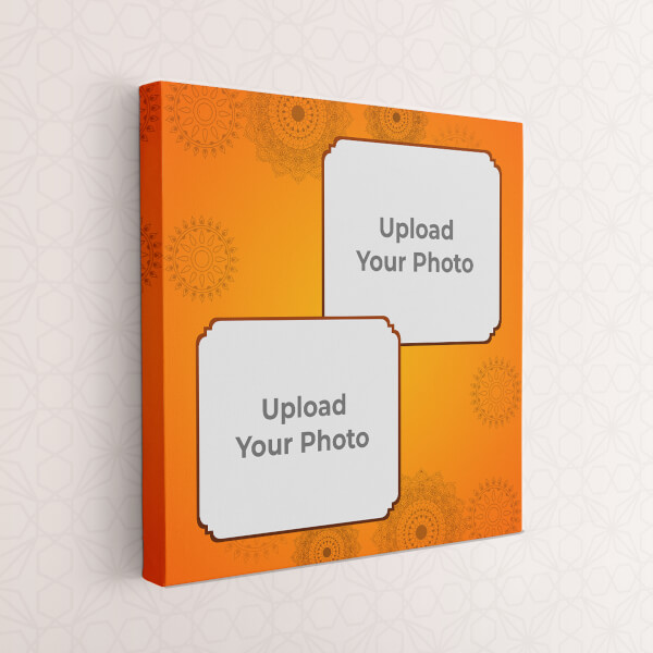 Custom Happy Wedding Theme: Square canvas Photo Frame with Image Printing – PrintShoppy Photo Frames