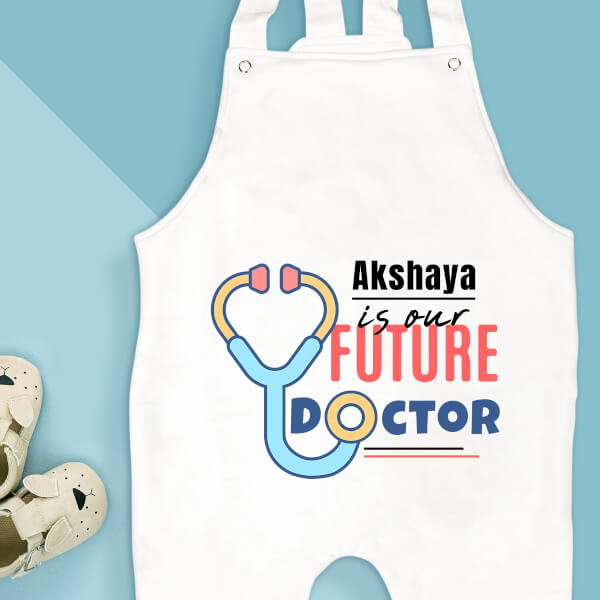 Custom Our Future Doctor Future Heros Dungaree Design