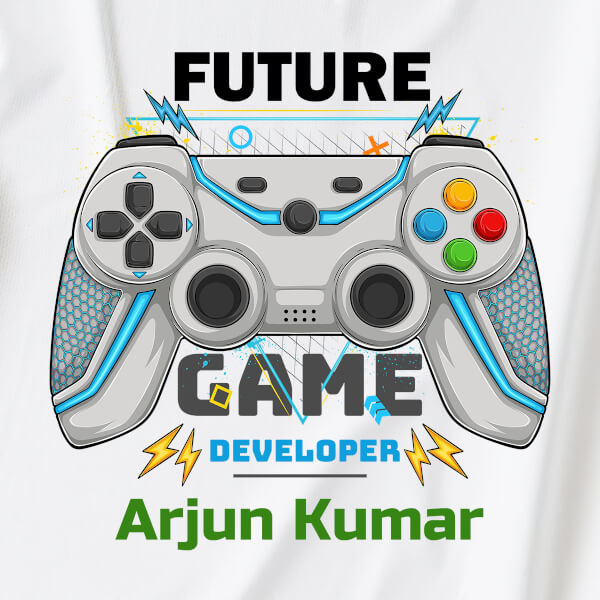 Custom The Future Game Developer Future Heros Dungaree Design