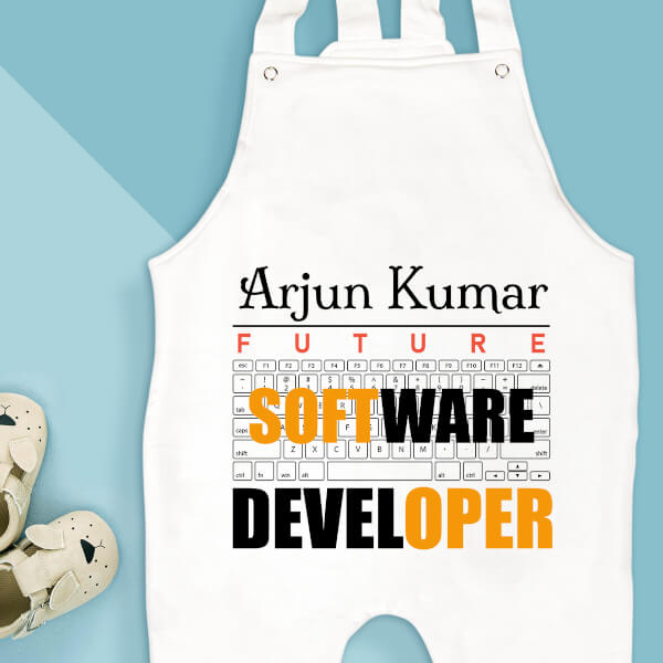 Custom The Future Software Developer Future Heros Dungaree Design