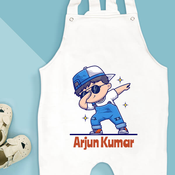 Custom The Coolest Kid General Dungaree Design