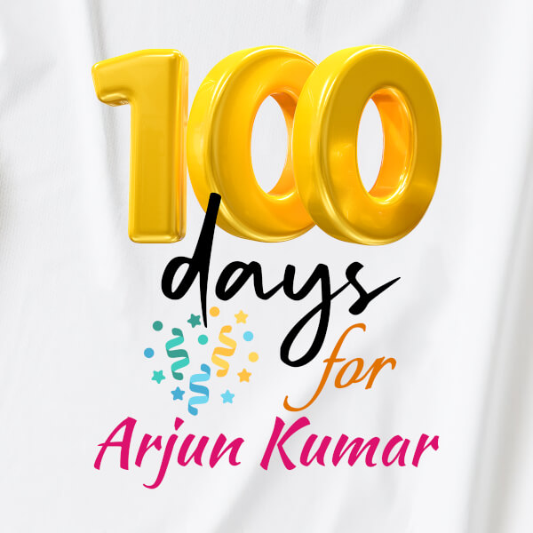 Custom 100 Days For The Baby Milestone Collection Dungaree Design