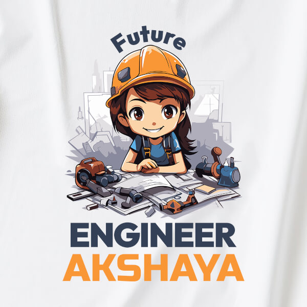 Custom The Future Engineer with Tools Future Heros Hoodie Design