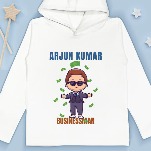 Custom The Businessman Future Heros Hoodie Design