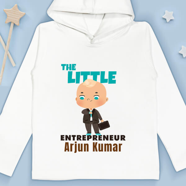 Custom The Little Entrepreneur Future Heros Hoodie Design