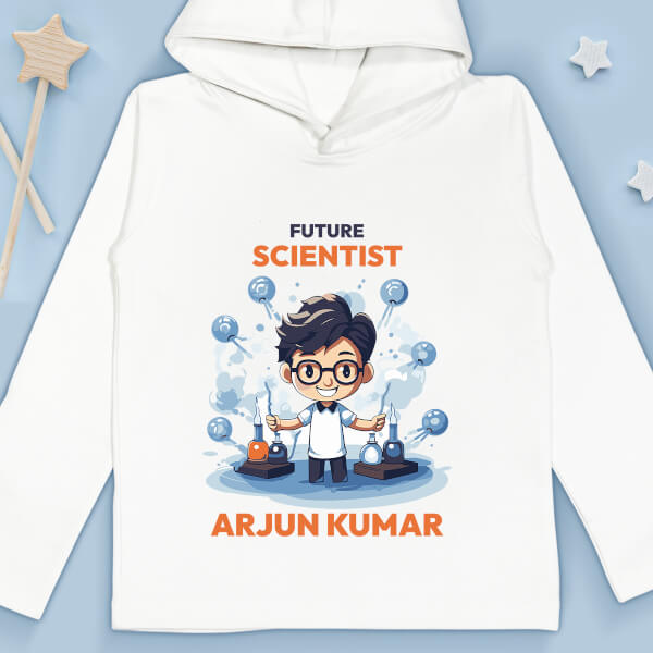 Custom The Experiments of The Future Scientist Future Heros Hoodie Design