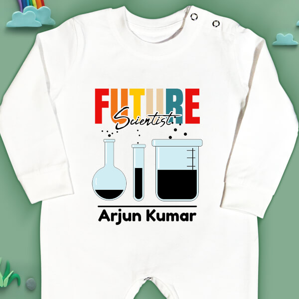 Custom The Future Scientist with Chemical Jars Future Heros Jumpsuit Design