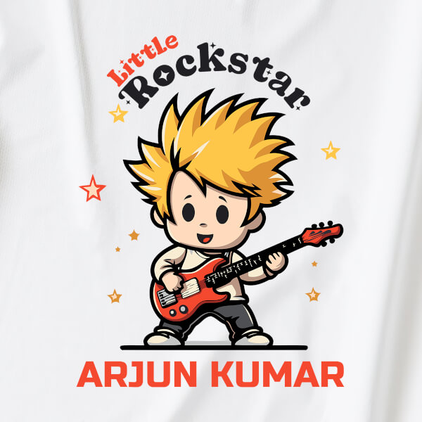 Custom The Little Rockstar Future Heros Jumpsuit Design