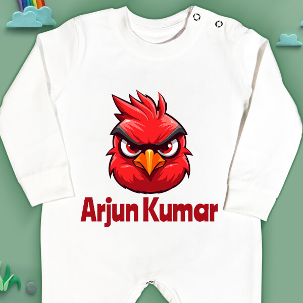 Custom Serious Gaze of The Bird General Jumpsuit Design