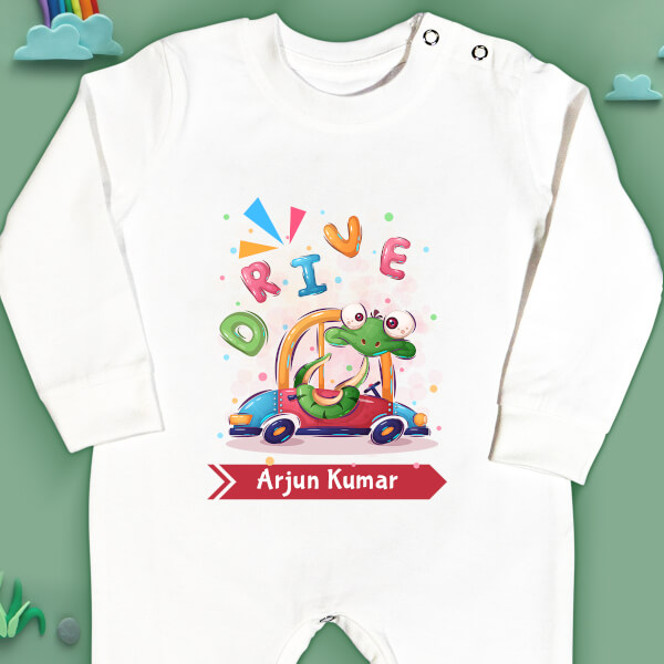 Custom The Cute Driving Snake General Jumpsuit Design