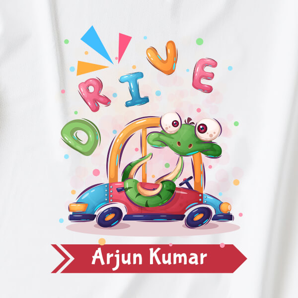 Custom The Cute Driving Snake General Jumpsuit Design